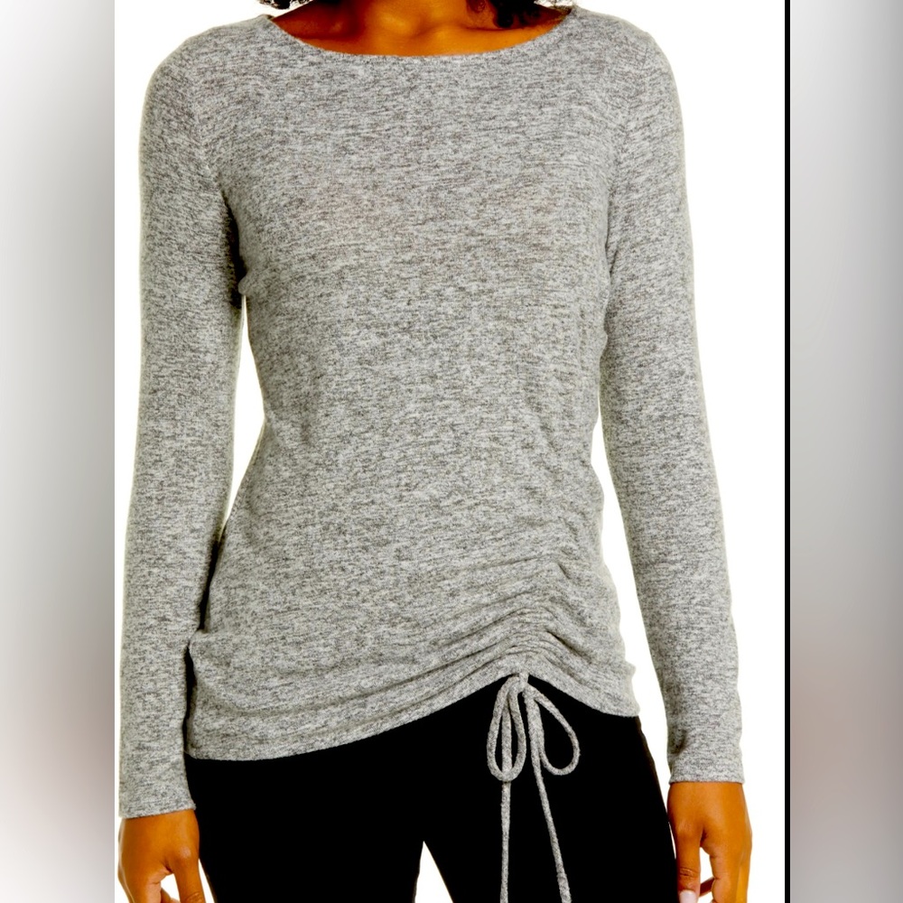 Nordstrom-Gibsonlook side ruched top- BRAND NEW